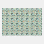 Baby Dusche kleines Traktormuster Geschenk Geschenkpapier Set (Vorderseite 2)