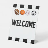 Baby-Dusche Mini Willkommensschild Sockelschild (Vorderseite)