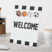 Baby-Dusche Mini Willkommensschild Sockelschild (In SItu)