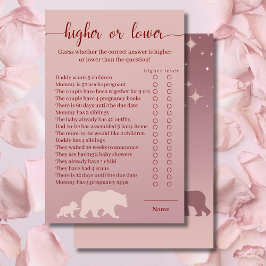 Baby-Dusche mit einer höheren oder niedrigeren Spi