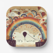 Baby-Dusche mit Multifunktionsgerät Pappteller (Vorderseite)