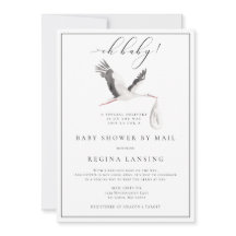 Baby-Dusche mit Sonderlieferung per Post