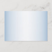 Baby Dusche Niedlich Baby Bear Pilot Blue Airplane Begleitkarte (Rückseite)