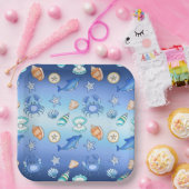 Baby Dusche oder Geburtstagsparty Pappteller (Party)