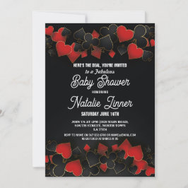 Baby Dusche Party Las Vegas Casino Royale Einladun Einladung