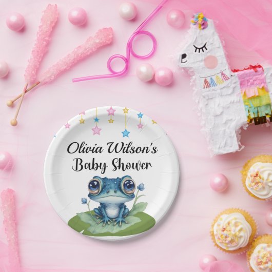 Baby Dusche Party Teller, Frog Theme Teller (Party)