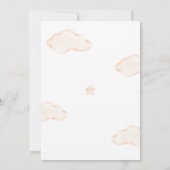 Baby Dusche per Post lange abwarten Einladung (Rückseite)