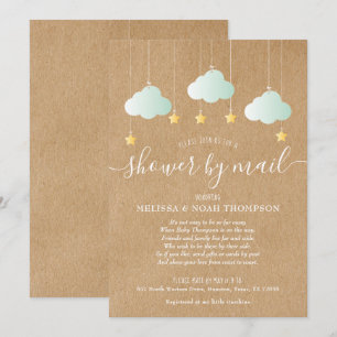 Baby-Dusche per Post Long-Distance Sprinkle Einladung