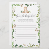 Baby-Dusche raten das Baby Food (Vorne/Hinten)