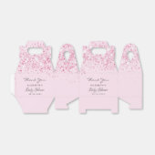 Baby Dusche Rosa Mädchen danke Geschenkschachtel (Ungefaltet)