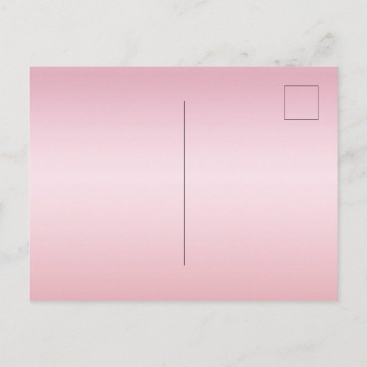 Baby Dusche rot Rosa Glitzer Staubballons Mädchen Einladungspostkarte (Rückseite)