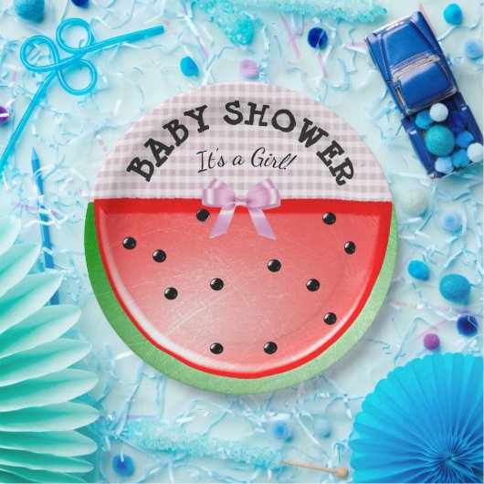 Baby-Dusche sein ein Pappteller (Party)