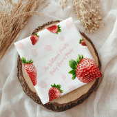 Baby Dusche Strawberry Napkins Serviette