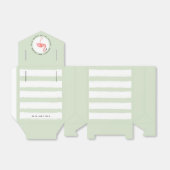 Baby Dusche Tropical Watercolor Flamingo Vielen Da Geschenkschachtel (Ungefaltet)