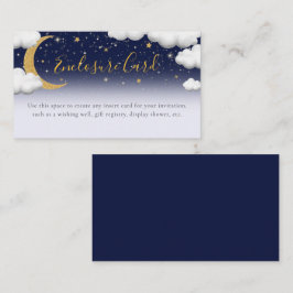 Baby Dusche Twinkle Twinkle Little Star Begleitkarte