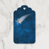 Baby Dusche Twinkle Twinkle Stars Geschenkanhänger (Rückseite)