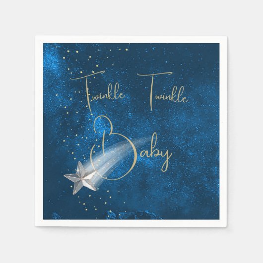 Baby Dusche Twinkle Twinkle Stars Serviette (Vorderseite)