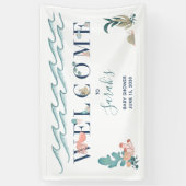 Baby-Dusche unter der Meerestierdusche Banner (Vertikal)