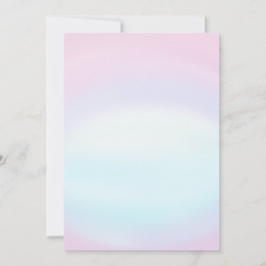 Baby-Dusche unter der Meerestierdusche Einladung (Rückseite)