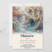 Baby-Dusche unter der Meerestierdusche Einladung (Vorderseite)