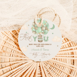 Baby Dusche Vielen Dank Beary Much Geschenkanhänger