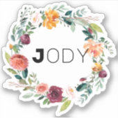 Baby Dusche Vinyl Aufkleber (Vorderseite)