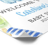 Baby-Dusche von Boy Popsicle Poster (Ecke)