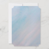 Baby-Dusche von Ocean Animal Manatee Einladung (Rückseite)