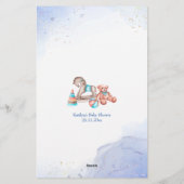 Baby Dusche Vorhersagespiel Briefpapier (Rückseite)