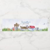 Baby-Dusche Wasserflaschenetikett (Einzelnes Label)