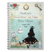 Baby-DuscheGuestbook Prinzessin-Alice im Notizblock (Vorderseite)