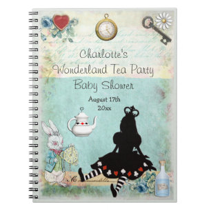 Baby-DuscheGuestbook Prinzessin-Alice im Notizblock