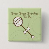 Baby-Duschen-Buttone Button (Vorderseite)