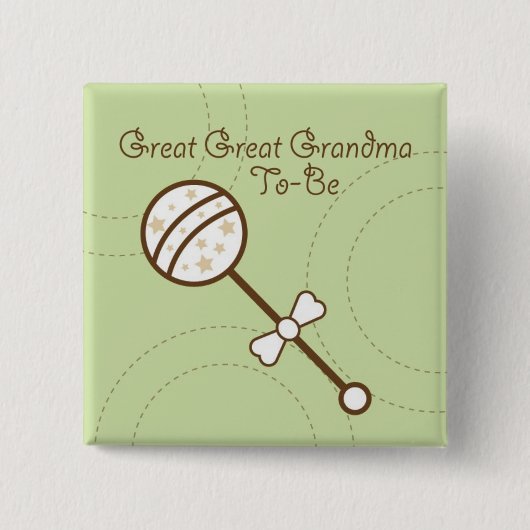 Baby-Duschen-Buttone Button (Vorderseite)