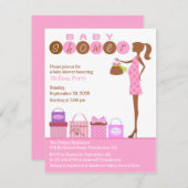 Baby-Duschen-Einladung Einladung (Vorne/Hinten)