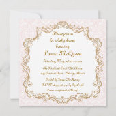 Baby-Duschen-Einladung Einladung (Rückseite)