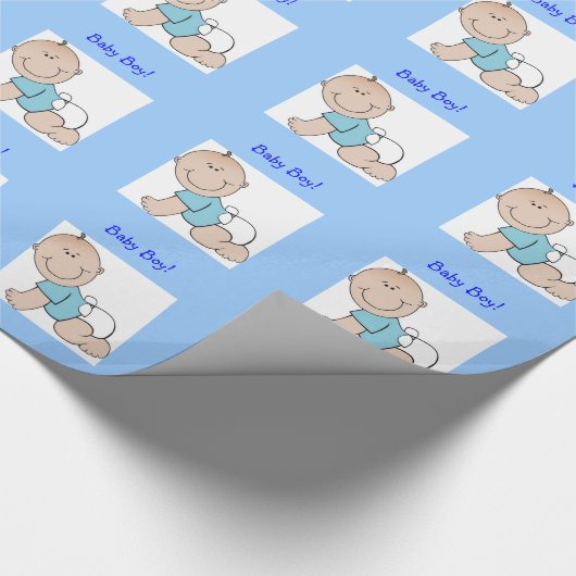 Baby-Duschen-Geschenk-Verpackung Geschenkpapier (Ecke)