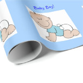 Baby-Duschen-Geschenk-Verpackung Geschenkpapier (Rolleneckpunkt)