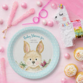 Baby-Duschen-Jungen-Waldtierisches niedliches Pappteller (Party)