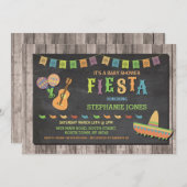 Baby-Duschen-Party Fiesta-Mexikos laden Einladung (Vorne/Hinten)