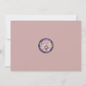 Baby-Duscheneinladung AFFE-MÄDCHEN TTC2 Tu Tu Einladung (Rückseite)