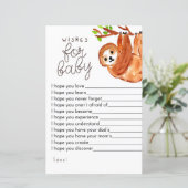 Baby-Duschgame-Wünsche für Babyspiele (Stehend Vorderseite)