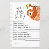 Baby-Duschgame-Wünsche für Babyspiele (Vorne/Hinten)