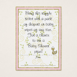 Baby Duschgel Ticket/PINK/Gold Birds
