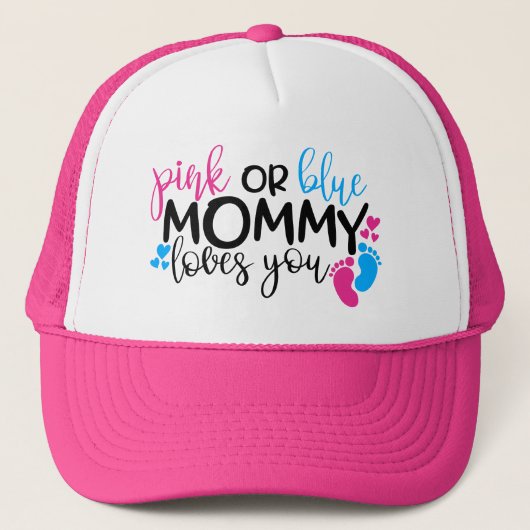 Baby-Duschhaube Truckerkappe (Vorderseite)