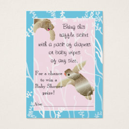 Baby Duschkabine Ticket/Rosa/Blauschildkröte