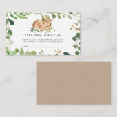 Baby-Duschkarte für Hirschentäler Begleitkarte (Vorne/Hinten)