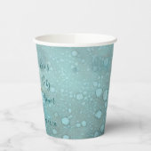 Baby Duschpapier Cups "Gold Dolphin Baby " 8 oz. Pappbecher (Links)