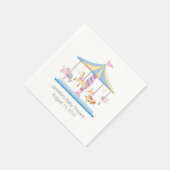 Baby-Duschpapier Napkins Serviette (Ecke)