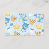 Baby Duwer Diaper Tombola Baby Boy Begleitkarte (Rückseite)